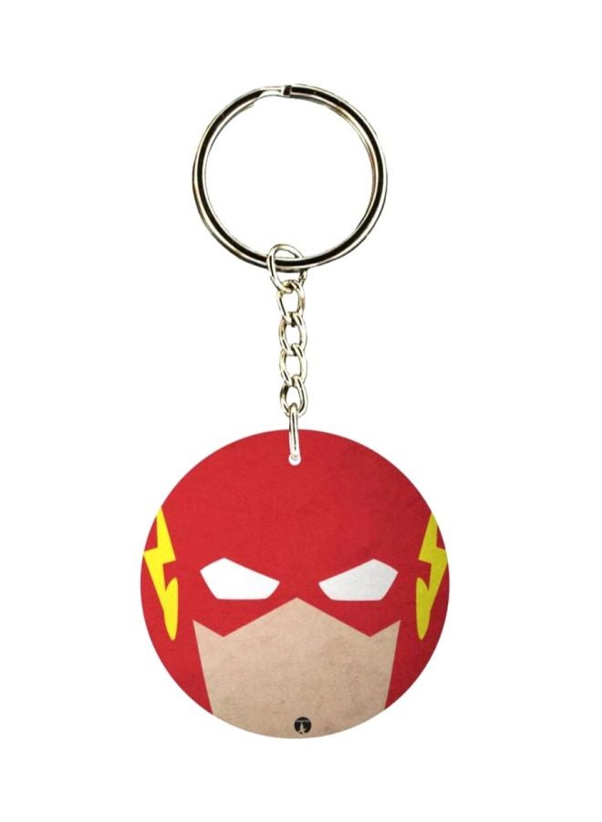 BP The Flash Printed Plastic Keychain