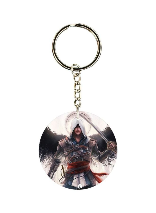 BP Double Sided Assassin's Creed Printed Plastic Keychain