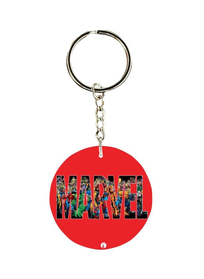 BP Marvel Printed Plastic Keychain