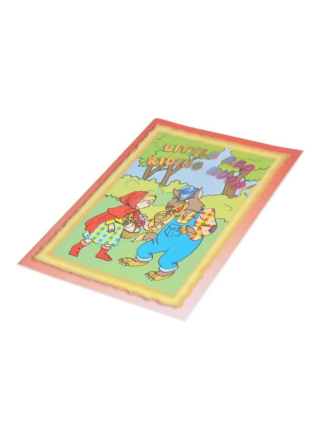 إف اي أس  طقم دفاتر تلوين بتصميم Little Red Riding Hood مكوّن من 12 قطعة إخضر / أزرق / أحمر - Image 3