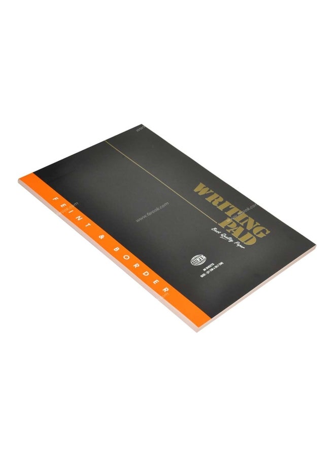 إف اي أس  طقم أوراق ملاحظات مقاس A4 مكوّن من 10 قطع برتقالي/أسود - Image 3