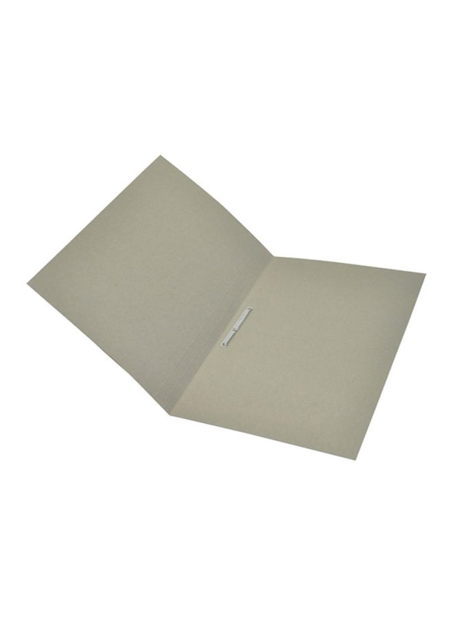 FIS 50-Piece Square Cut Folders With Fastener Set Grey - Image 2
