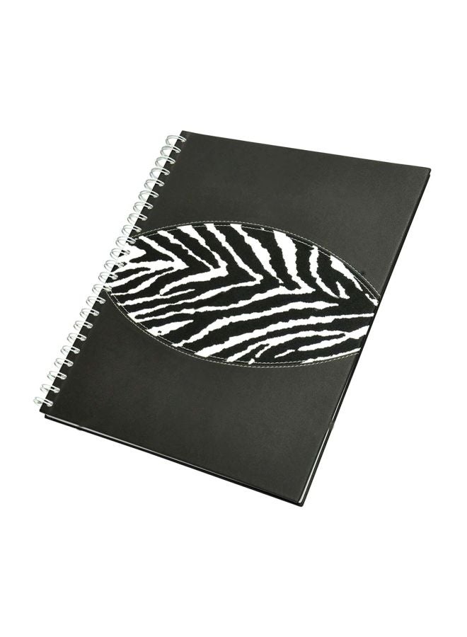 إف اي أس  دفتر جامعي بسلك وغلاف صلب أسود/ أخضر/ أبيض - Image 3