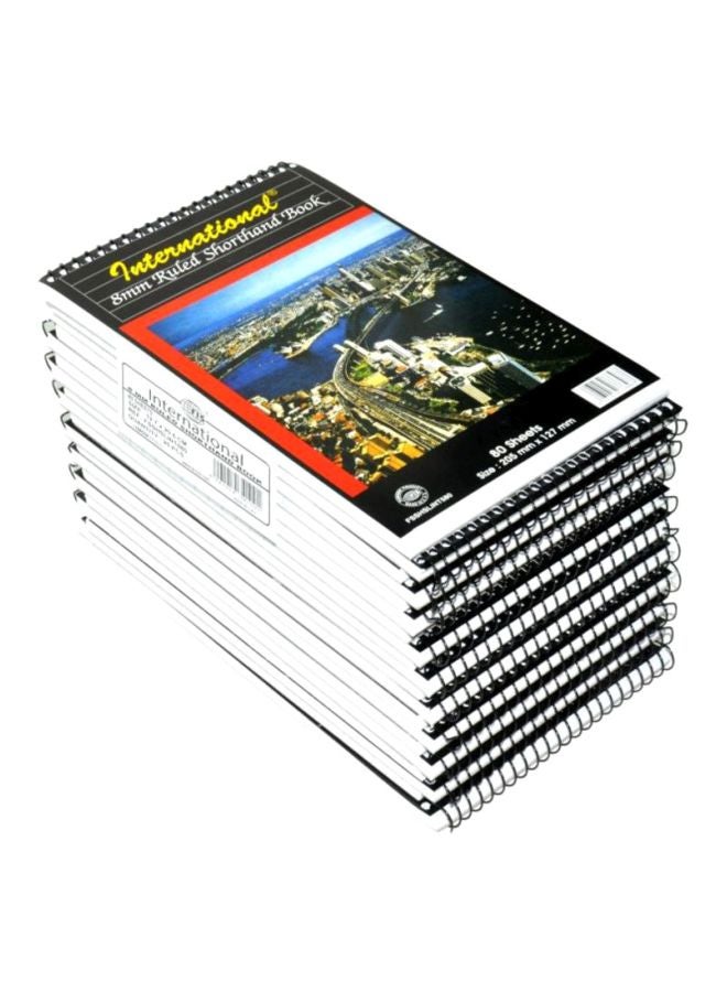 إف اي أس  مجموعة دفاتر إنترناشونال صغيرة بسلك مكونة من 20 قطعة متعدد الألوان