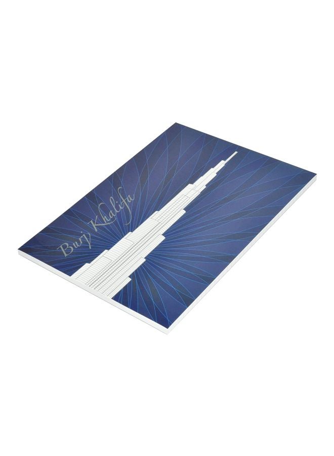 إف اي أس  ورق للكتابة مقاس A4، من 10 قطع أزرق/ أبيض - Image 3