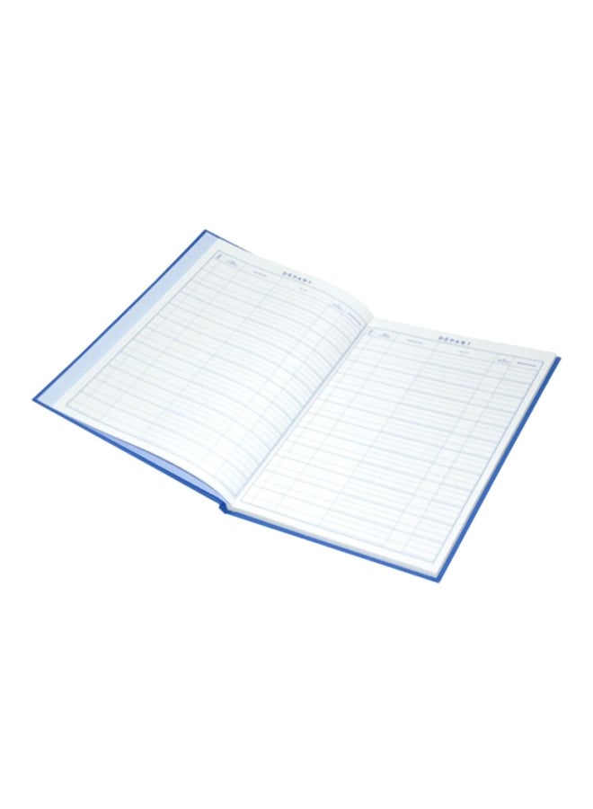 إف اي أس  دفتر تسجيل مصمم باللغة الفرنسية مقاس A4 أزرق - Image 2