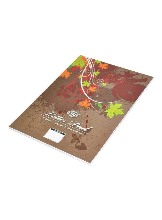 FIS 10-Piece Writing Pad Brown/Green/Red  - Image 3