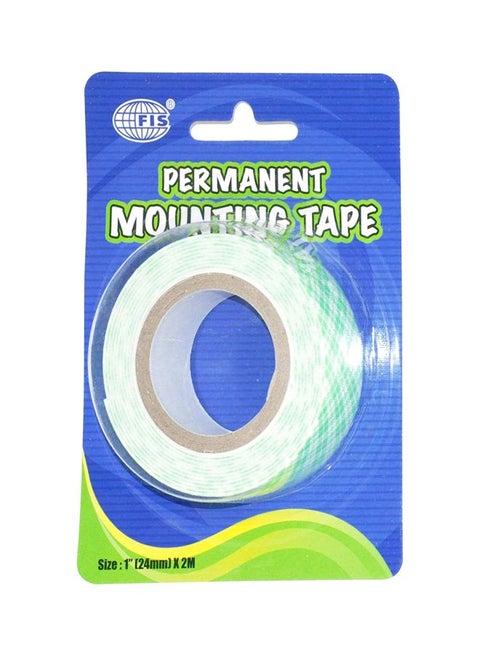 Permanent Mounting Tape White
