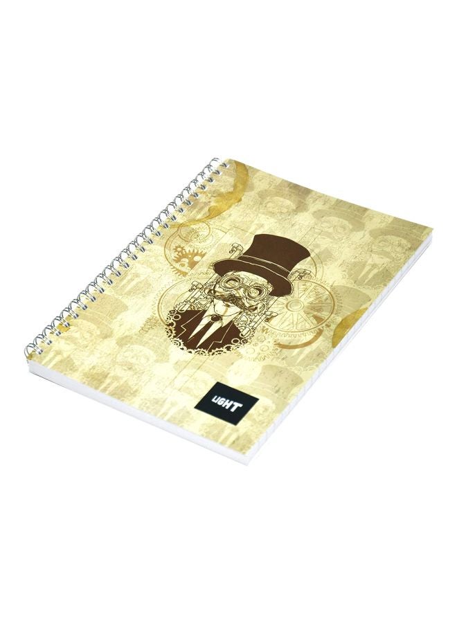 FIS 10-Piece A4 Spiral Soft Cover Notebook Set, 100 Pages Multicolour - Image 2
