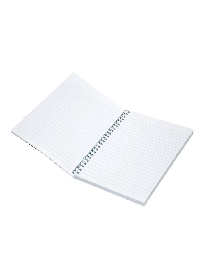 FIS 10-Piece A4 Spiral Soft Cover Notebook Set, 100 Pages Multicolour - Image 3