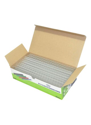 100-Piece A4 Plastic Binding Rings Clear - v1599063298/N18609631A_1