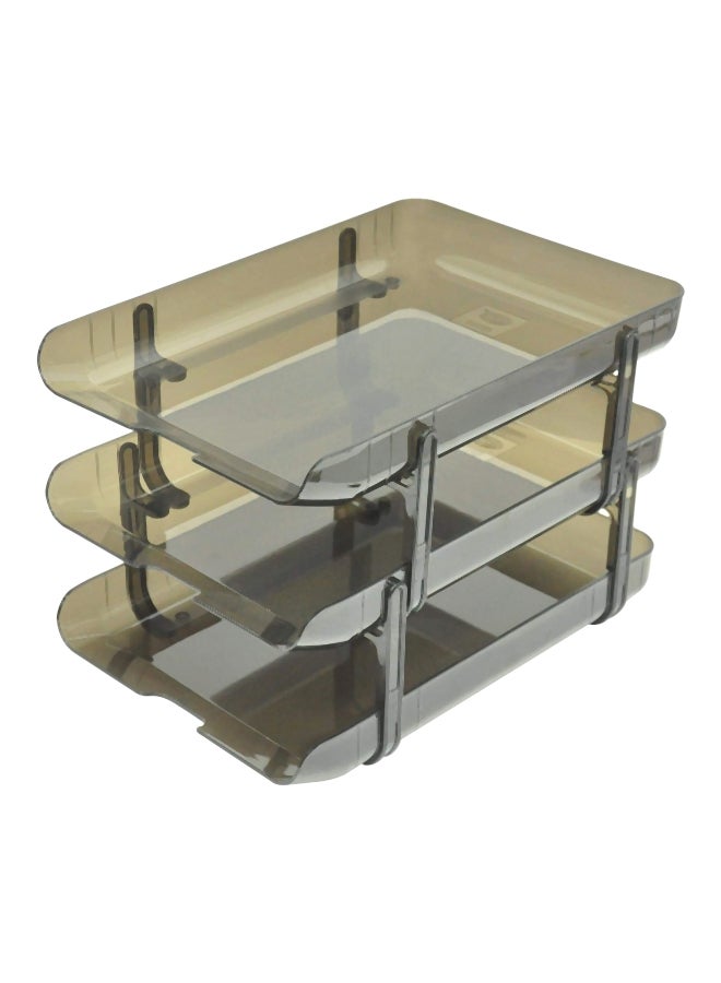 إف اي أس  طبقات تخزين مرنة رمادي دخاني - Image 1