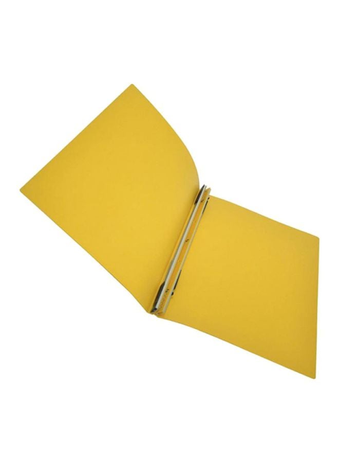 إف اي أس  حامل ملفات مع عصا معدنية أصفر - Image 1