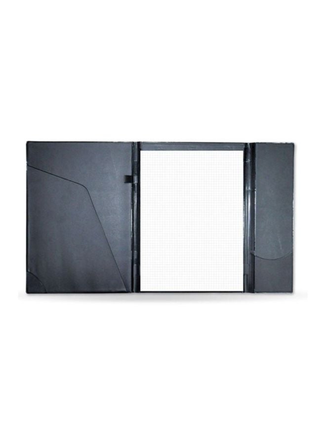 FIS Executive Portfolio With Writing Pad Brown/Violet  - Image 2