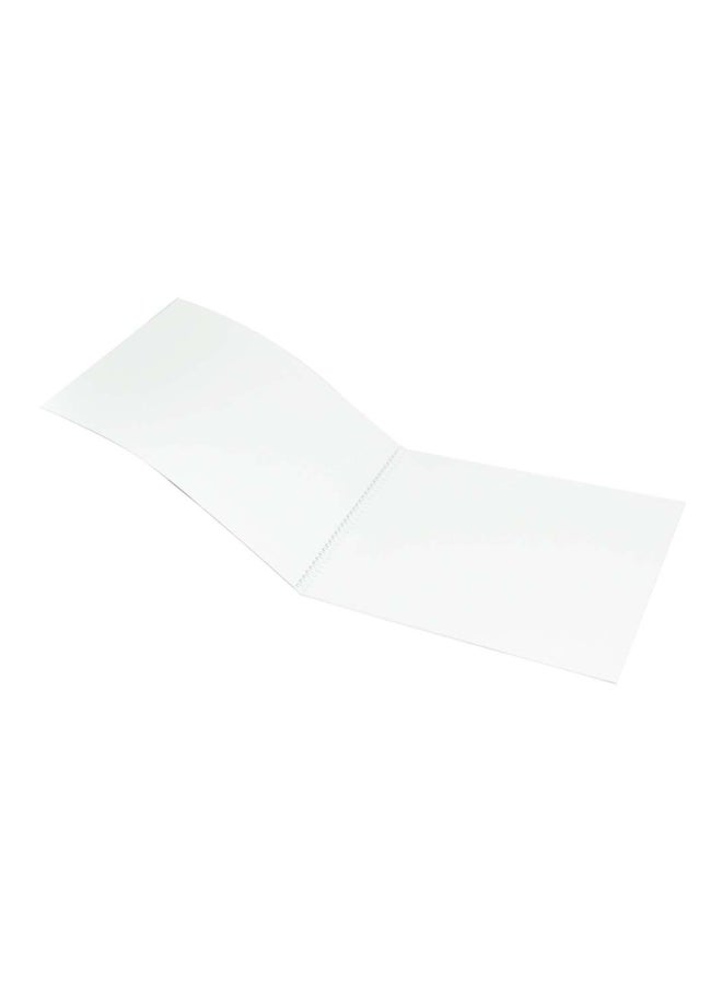 إف اي أس  مجموعة دفاتر رسم بسلك حلزوني مقاس A4، من 12 قطعة أزرق/ أبيض - Image 2