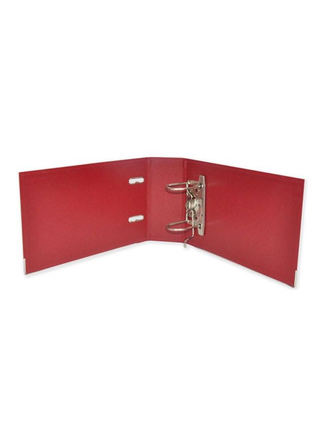 FIS Fixed Mechanism Box File Maroon - Image 2