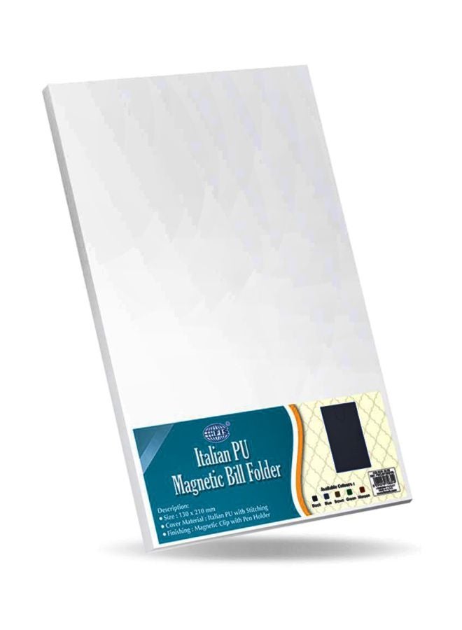 إف اي أس  مجلد للفواتير مع حامل للقلم أزرق - Image 2