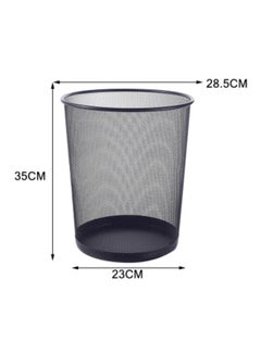 FIS Metal Waste Basket Black  - Image 2