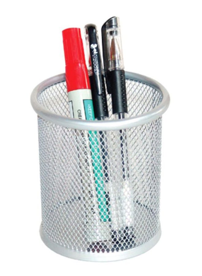 إف اي أس  حامل أقلام من شبكة سلكية فضي - Image 2