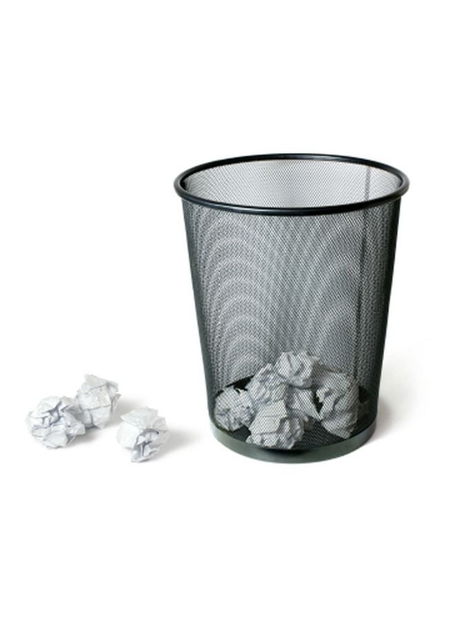 إف اي أس  سلة نفايات مصنوعة من المعدن أسود - Image 3