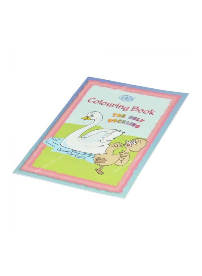 إف اي أس  طقم كتب تلوين ذا أجلي داكلينج مقاس A5 مكوّن من 12 قطعة أخضر/أبيض/بني - Image 2