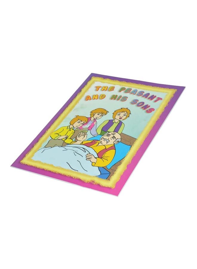 FIS 12-Piece The Peasant And His Sons Coloring Book Set Pink/Yellow/Purple - Image 3