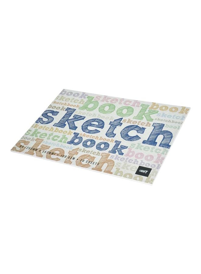 FIS 12-Piece B4 Sketch Book Set Multicolour - Image 3