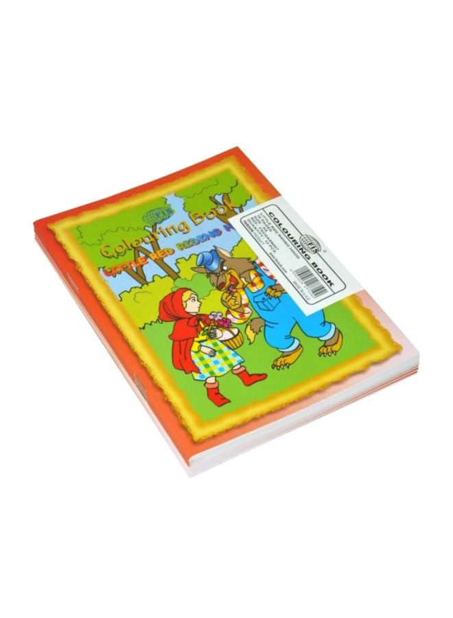 إف اي أس  مجموعة دفاتر تلوين مقاس A5 من 12 قطعة متعدد الألوان - Image 1