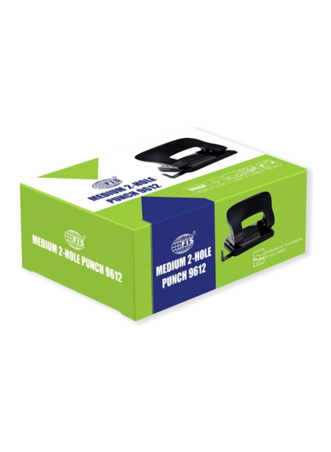 FIS 2 Hole Punch Machine Black - Image 2
