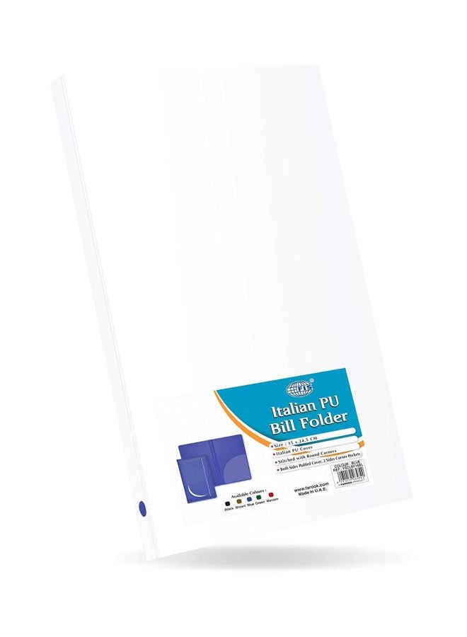 إف اي أس  مجلد ملفات من البولي يوريثان أزرق/ أبيض - Image 3