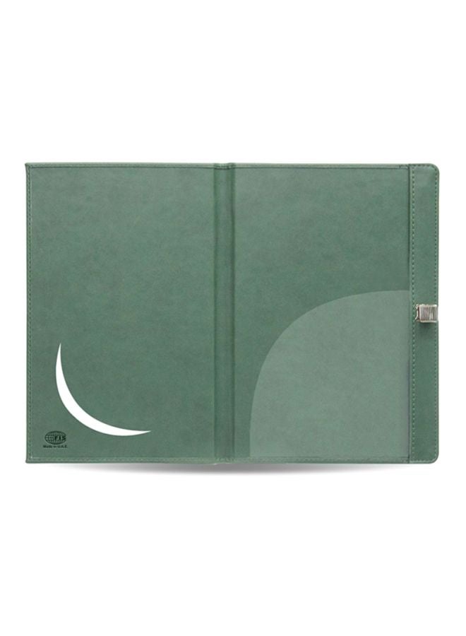 FIS Bill Folder With Pen Holder Green/White - Image 2