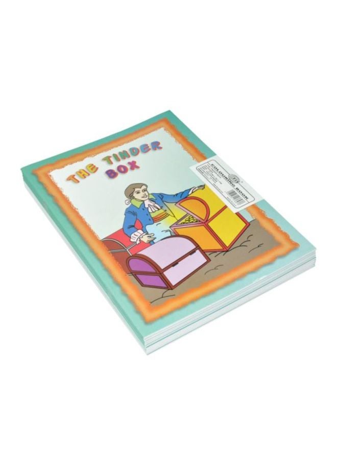 إف اي أس  طقم دفاتر التلوين ذا تيندر بوكس مكوّن من 12 قطعة متعدد الألوان