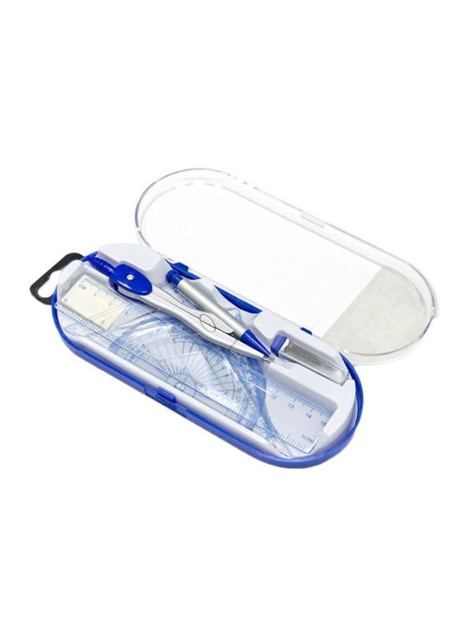 FIS 7-Piece Geometric Box Set Silver/Blue/Clear - Image 1