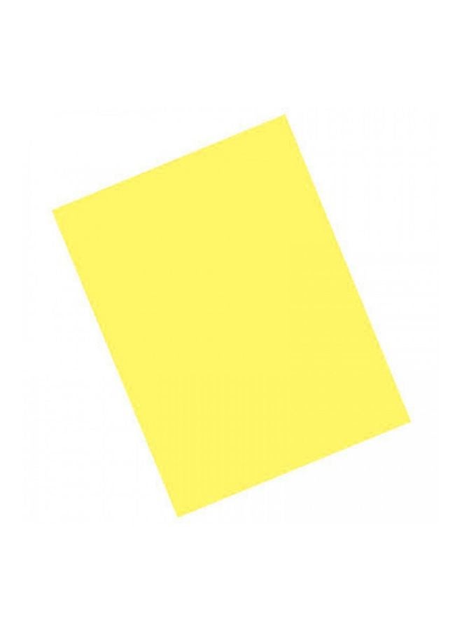 FIS 100-Piece Bristol Board Yellow - Image 2