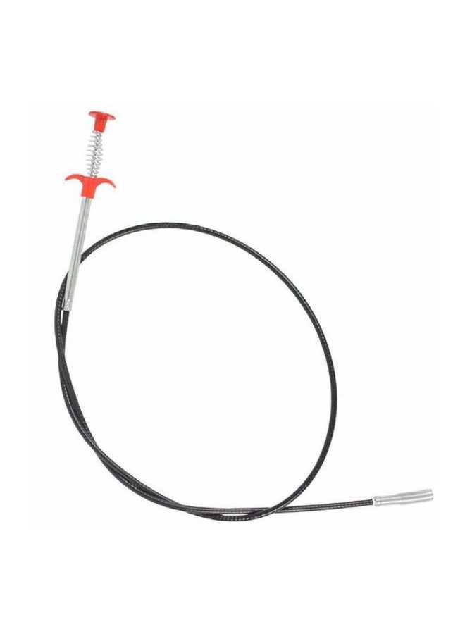 Snake Shape Basin Plunger Black/silver/orange