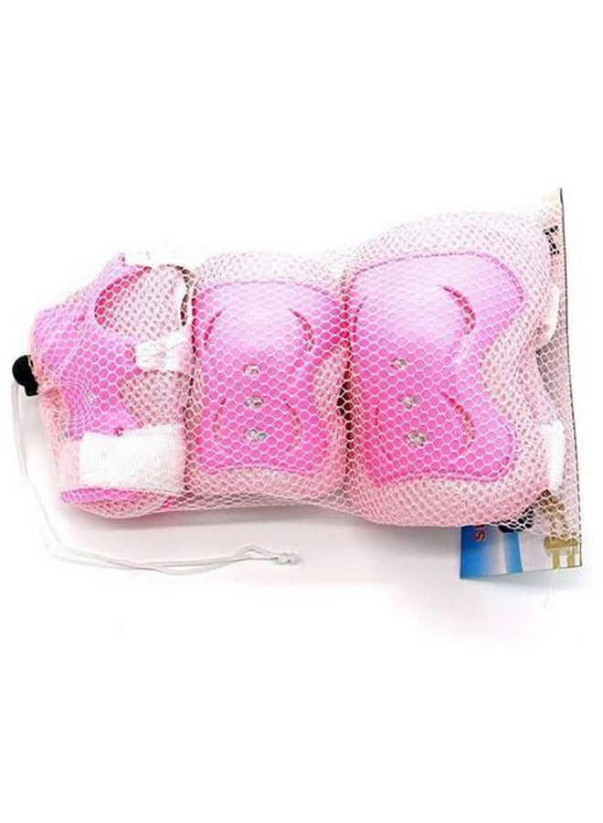 Generic 6-Piece Skating Protector Set Pink One Size  - Image 3