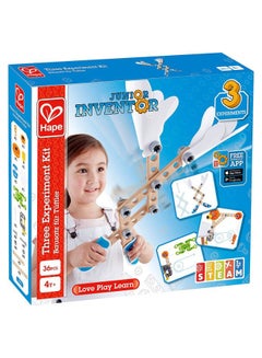 Hape E3030 Junior Inventor Kids Physics Mechanical Crane Kit 36 6+ Years  - Image 4