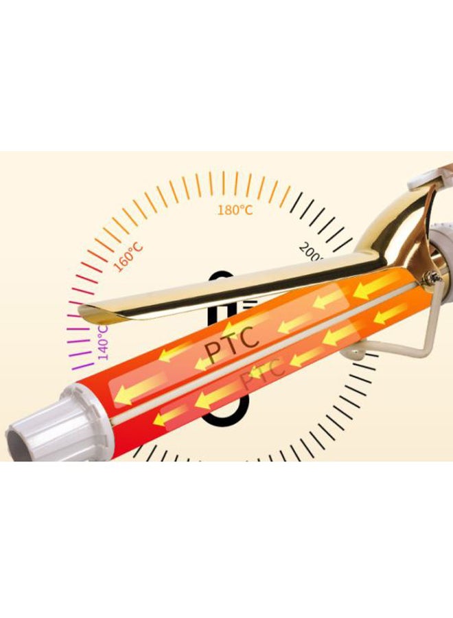 Beauenty Professional Electric Curling Iron White/Gold 39cm - Image 2