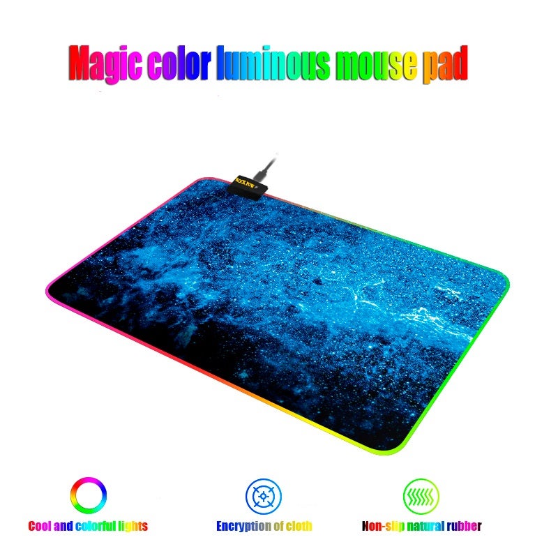 Rock Pow RGB Gaming Mouse Pad With 14 Lighting Mode  - Image 4