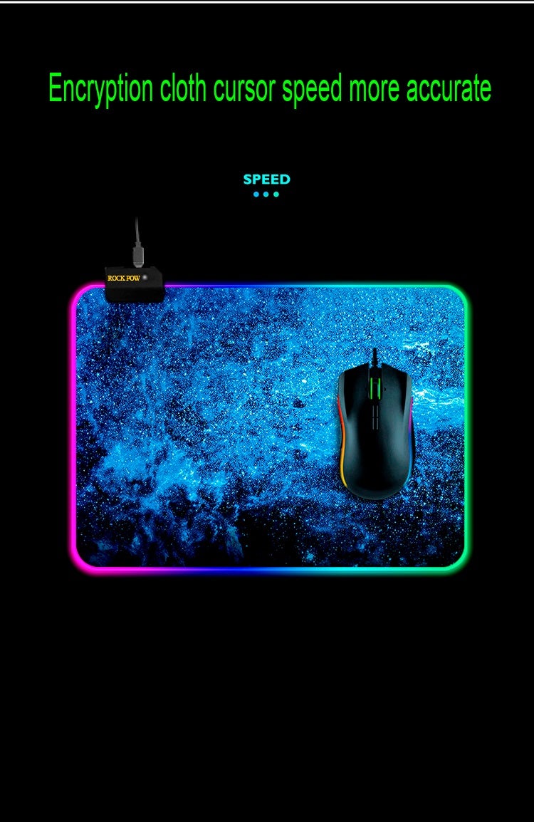 Rock Pow RGB Gaming Mouse Pad With 14 Lighting Mode  - Image 5