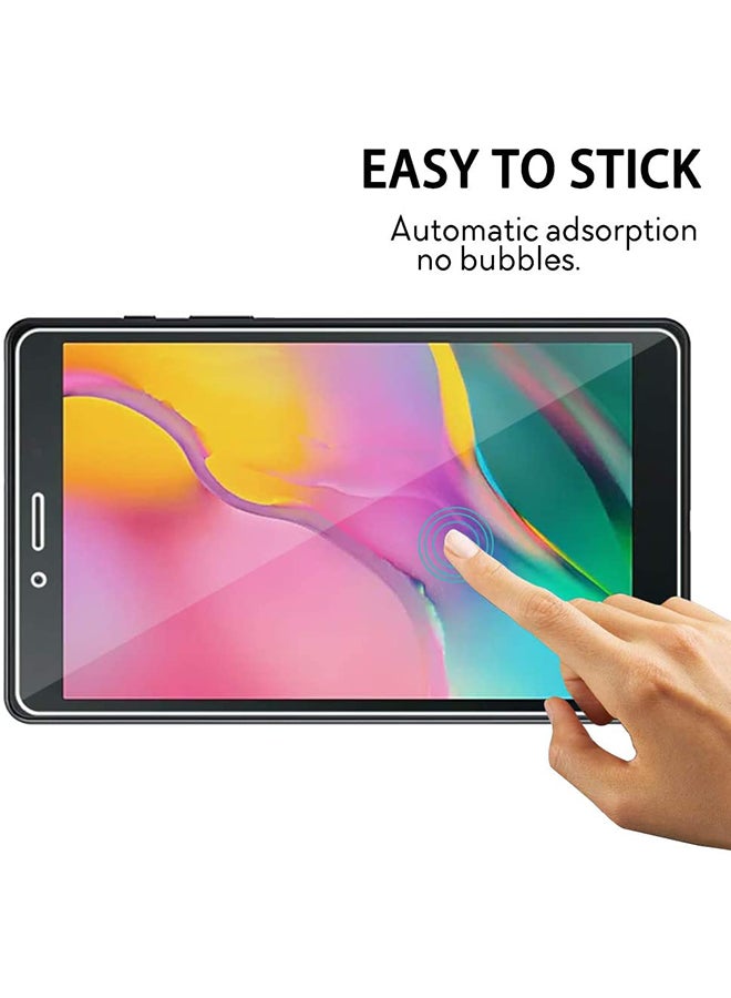 HD Scratch Proof Tempered Glass 9H Films Premium Quality Tempered Glass Screen Protector for Samsung Galaxy Tab A 8.0 (2019) T295 Clear - Image 3