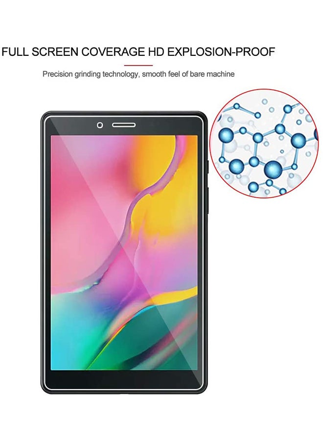 HD Scratch Proof Tempered Glass 9H Films Premium Quality Tempered Glass Screen Protector for Samsung Galaxy Tab A 8.0 (2019) T295 Clear - Image 5
