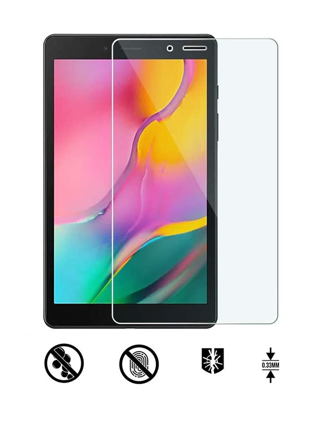 HD Scratch Proof Tempered Glass 9H Films Premium Quality Tempered Glass Screen Protector for Samsung Galaxy Tab A 8.0 (2019) T295 Clear - Image 4