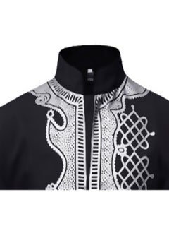 Lucky Cross-Border Kurta Black/Silver  - Image 3