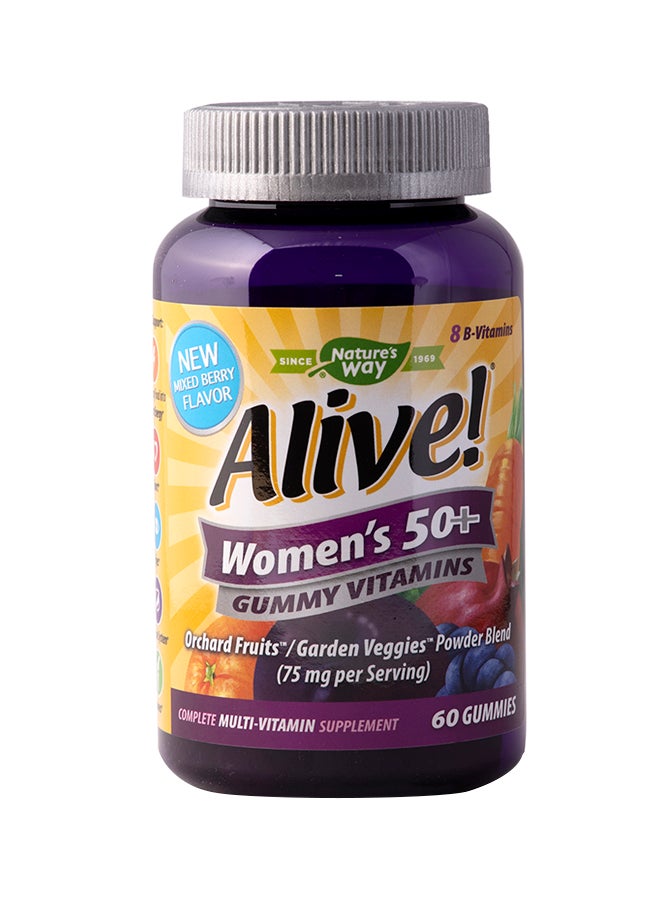 Nature's Way Alive Vitamin For Women 50+ 60 Gummies