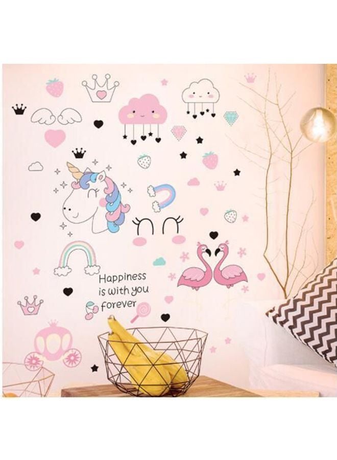 Hallen Kids Room Decorative Wall Sticker Multicolour 60x45cm - Image 2