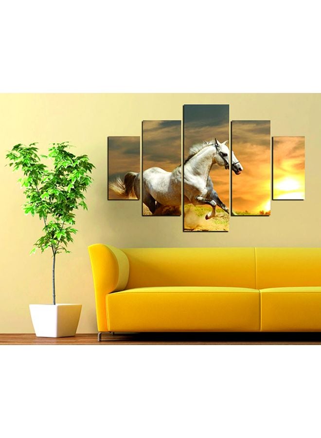 Miracle - 5-Piece Decorative Horse Themed Painting Set Multicolour 56x92cm - Image 1