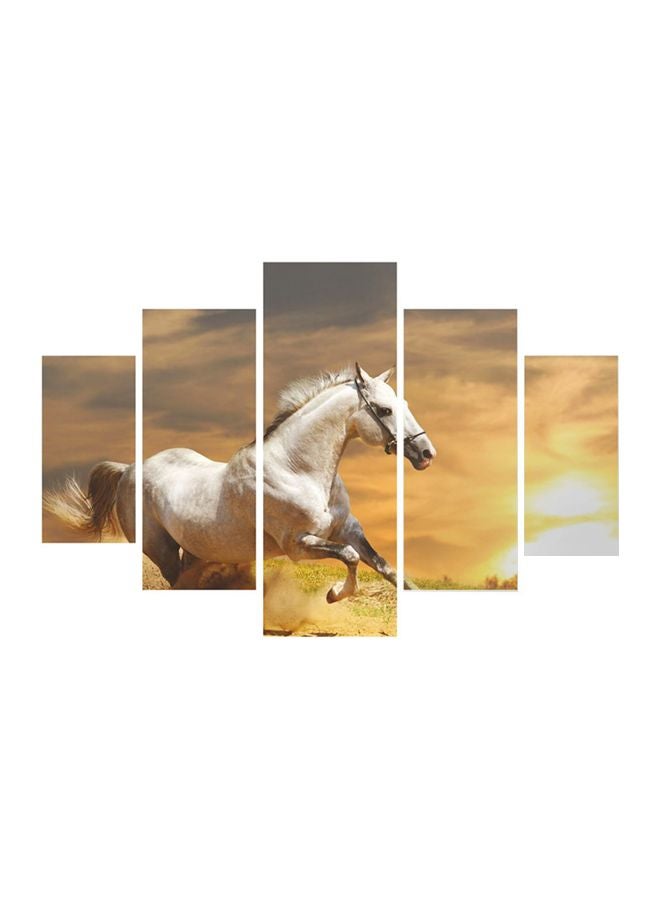 Miracle - 5-Piece Decorative Horse Themed Painting Set Multicolour 56x92cm - Image 1