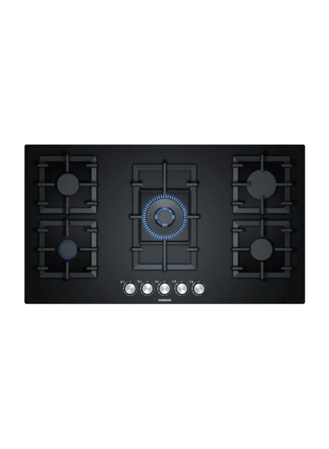 SIEMENS - 5-Burner Built-In Gas Hob EP9B6QO90M Black - Image 1