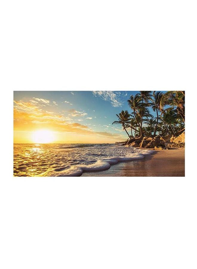 Sasb Decorative Wall Painting Yellow/Green/Blue 30x15cm - Image 1